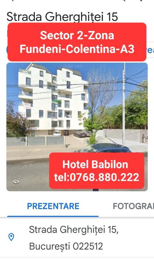 Hotel Babilon Bukarest Eksteriør billede